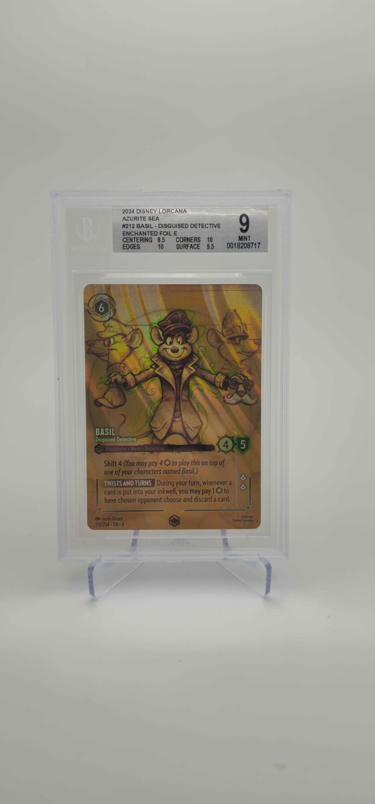 BGS 9 - EN - Basil, Disguised Detective (Enchanted) - 212/204 - 6