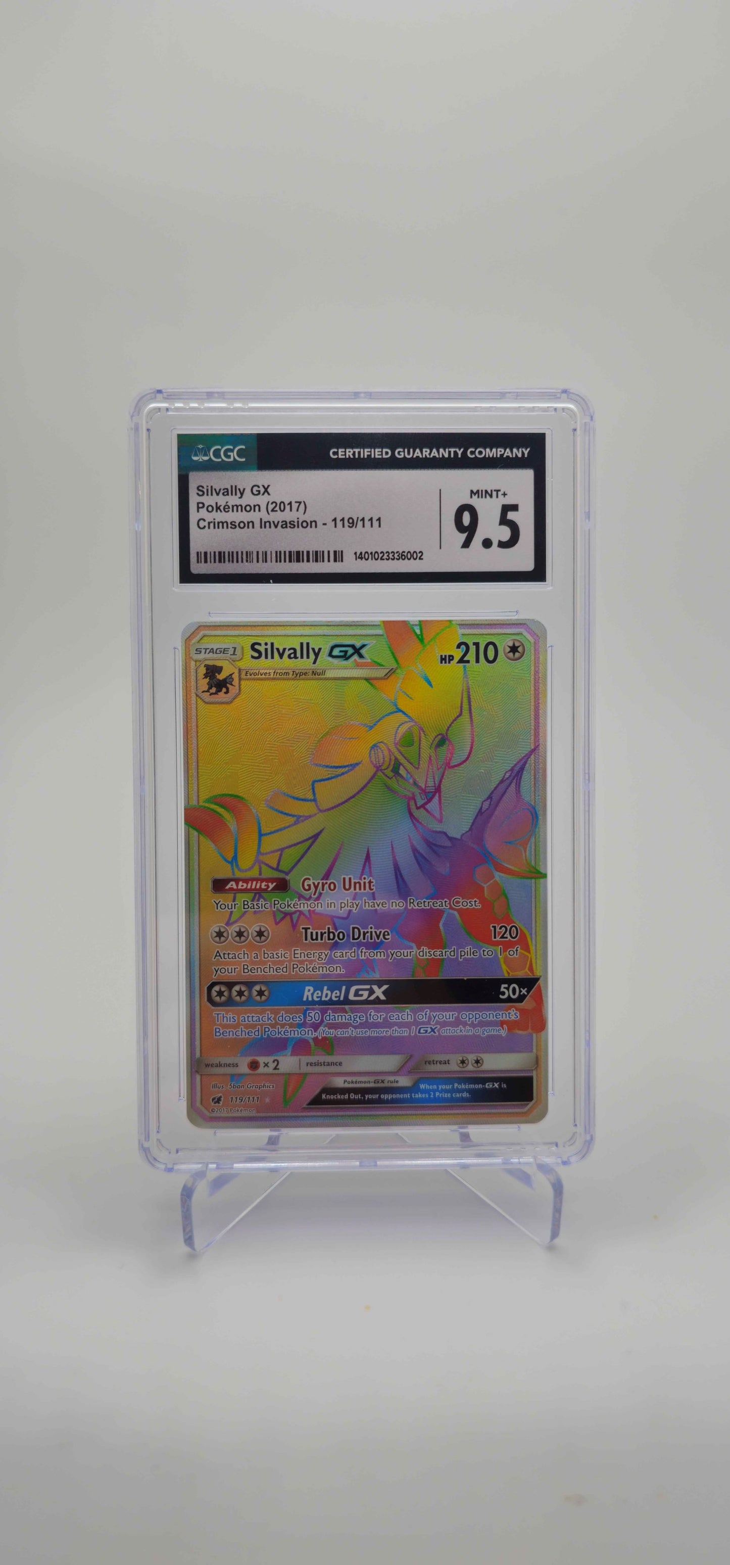 CGC 9.5 - EN - Silvally GX 119/111 - SM04