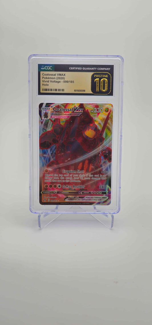 CGC 10 Pristine - EN - Coalossal VMAX 099/185 - SWSH04