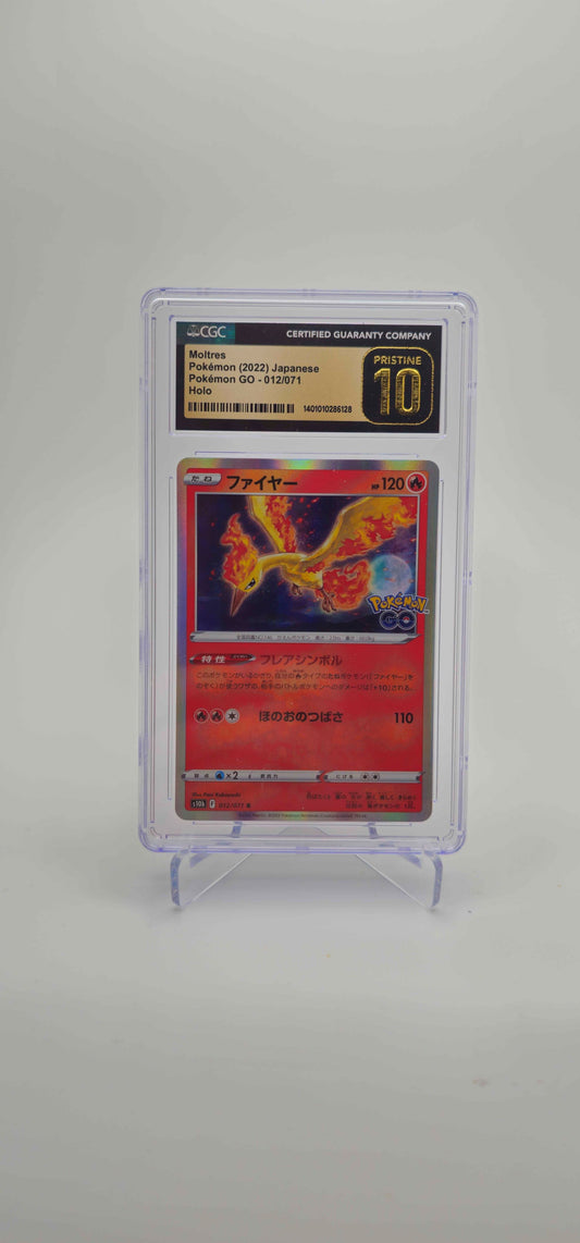 CGC 10 Pristine - JP - Moltres 012/071 - S10B