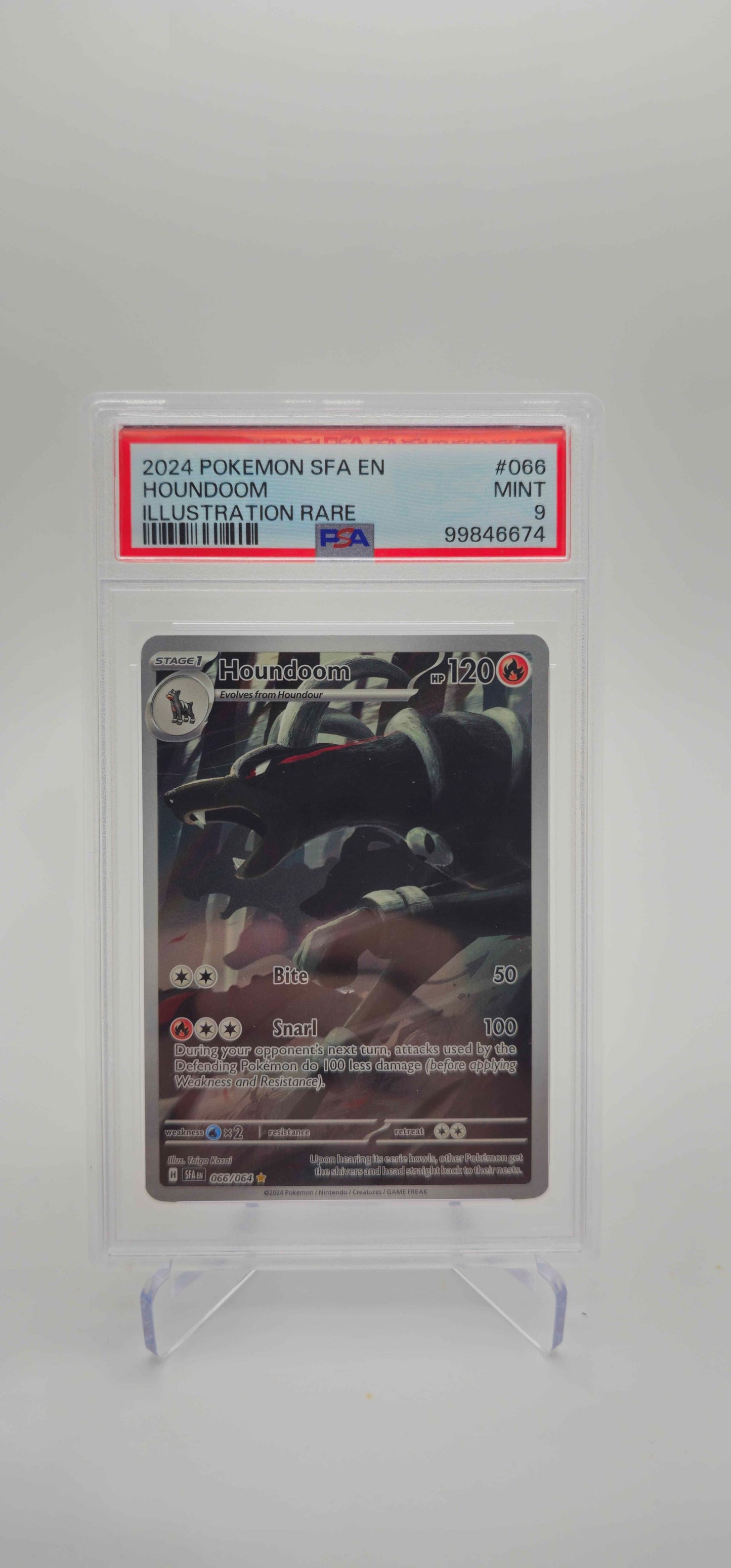 PSA 9 - EN - Houndoom 066/064 - SV