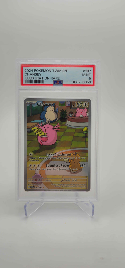 PSA 9 - EN - Chansey - 187/167 - SV06