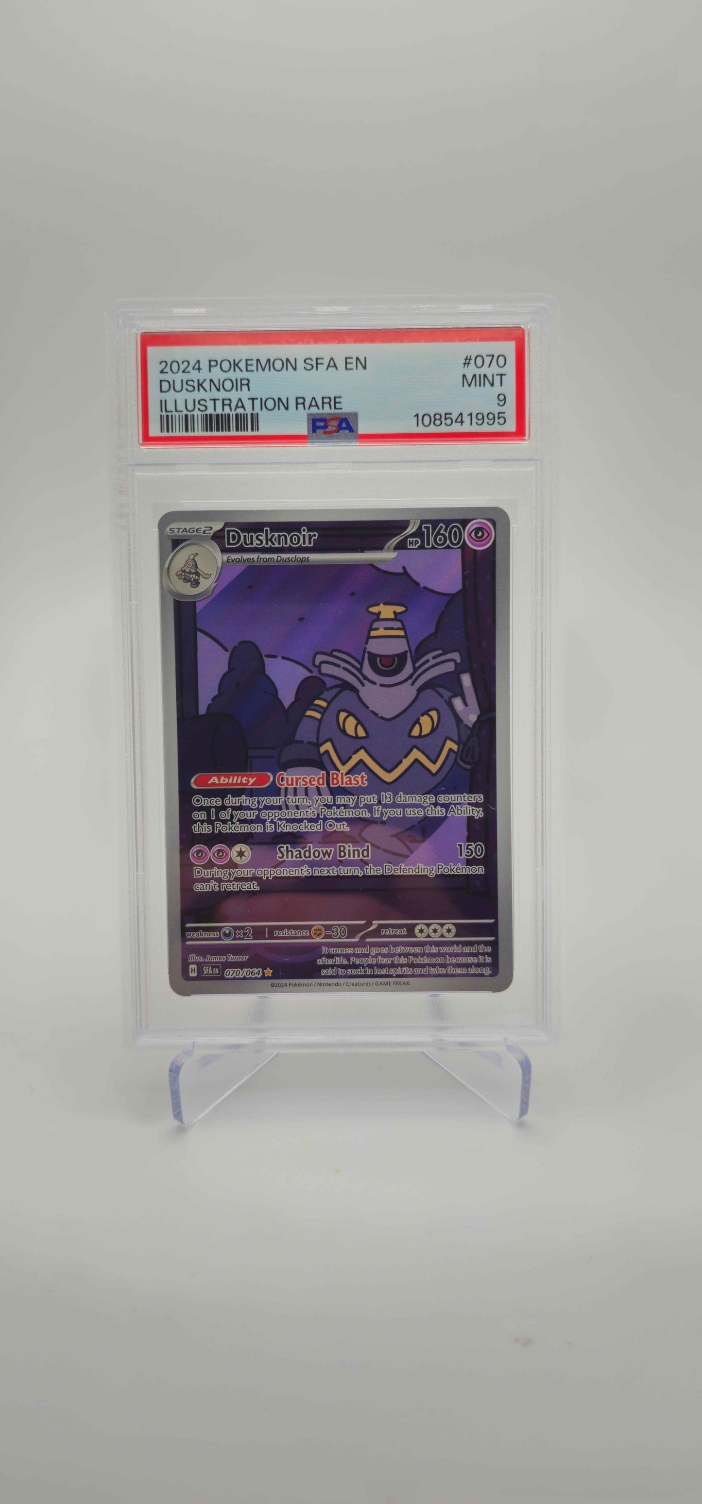 PSA 9 - EN - Dusknoir - 070/064 - SFA