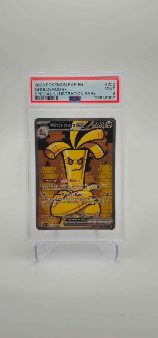 PSA 9 - EN - Gholdengo ex - 252/182 - SV04