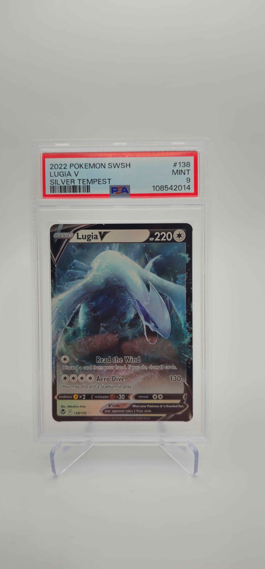PSA 9 - EN - Lugia V - 138/195 - SWSH12