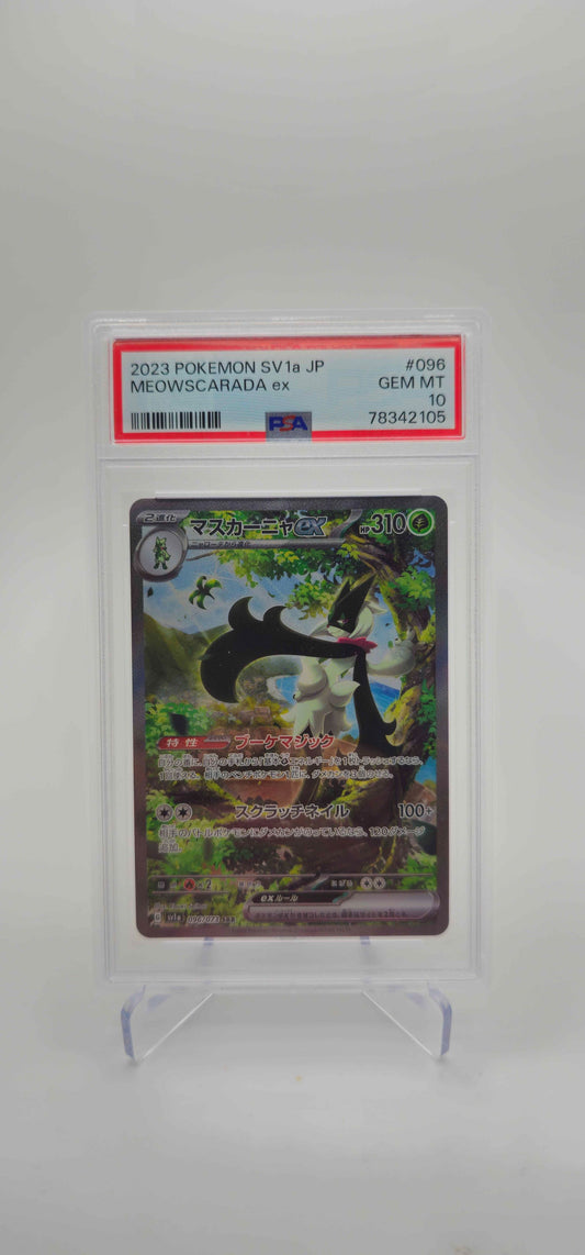 PSA 10 - JP - Meowscarada EX 096/073 - SV1A