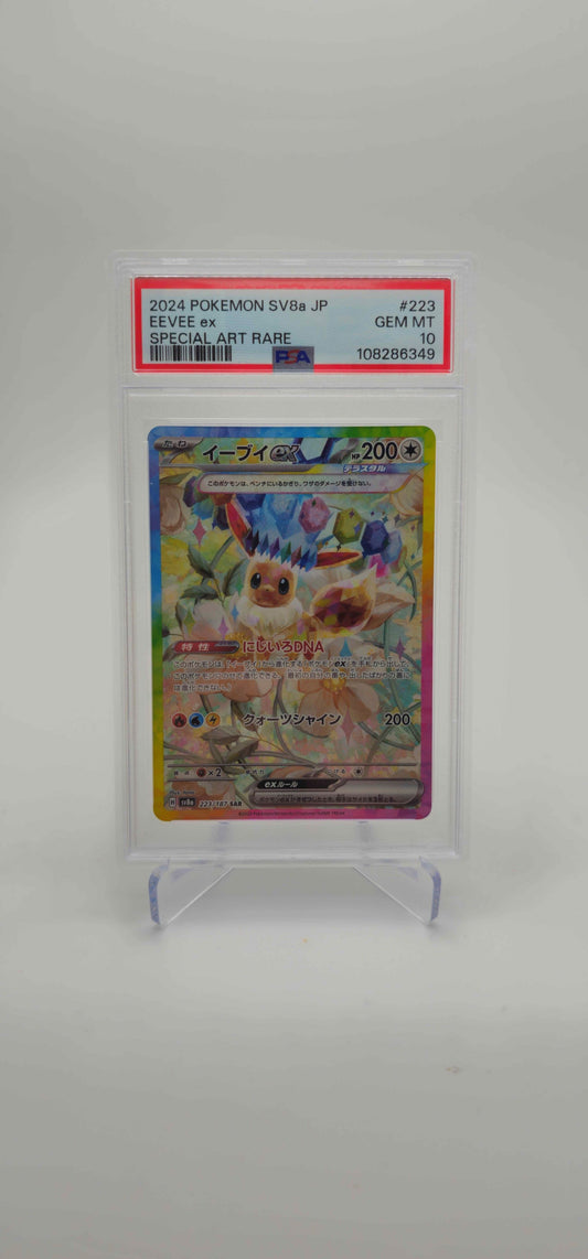 PSA 10 - JP - Eevee ex - 223/187 - SV8a