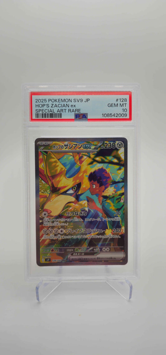 PSA 10 - JP - Hop's Zacian ex - 128/100 - SV9
