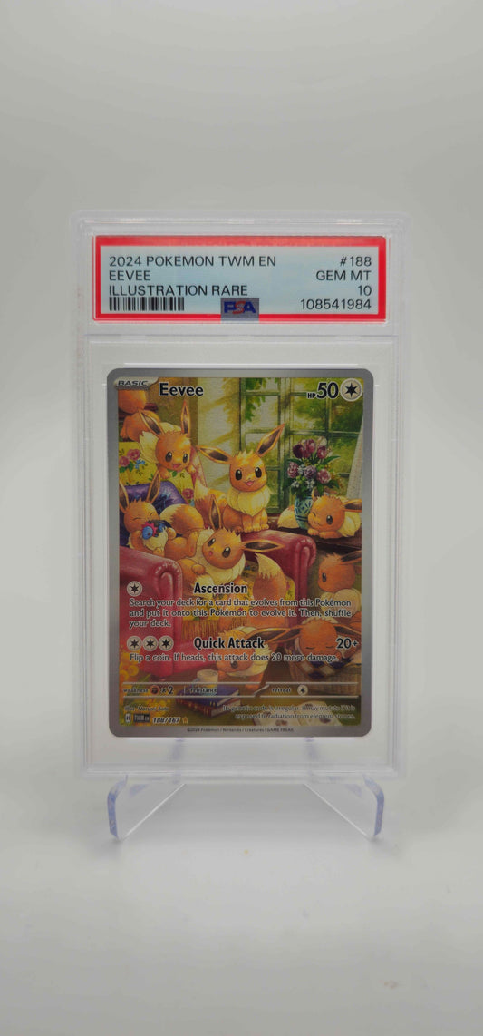PSA 10 - EN - Eevee - 188/167 - TWM