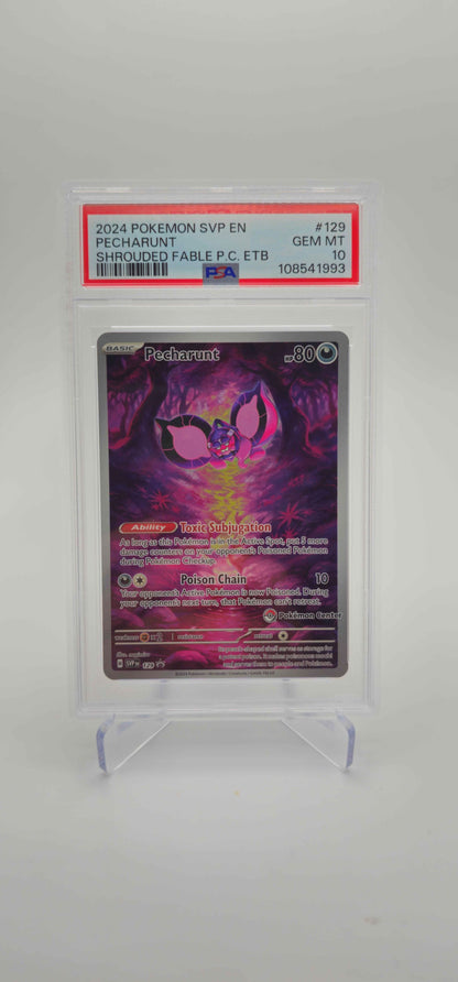PSA 10 - EN - Pecharunt - 129 (Pokemon Center Exclusive) - SVP