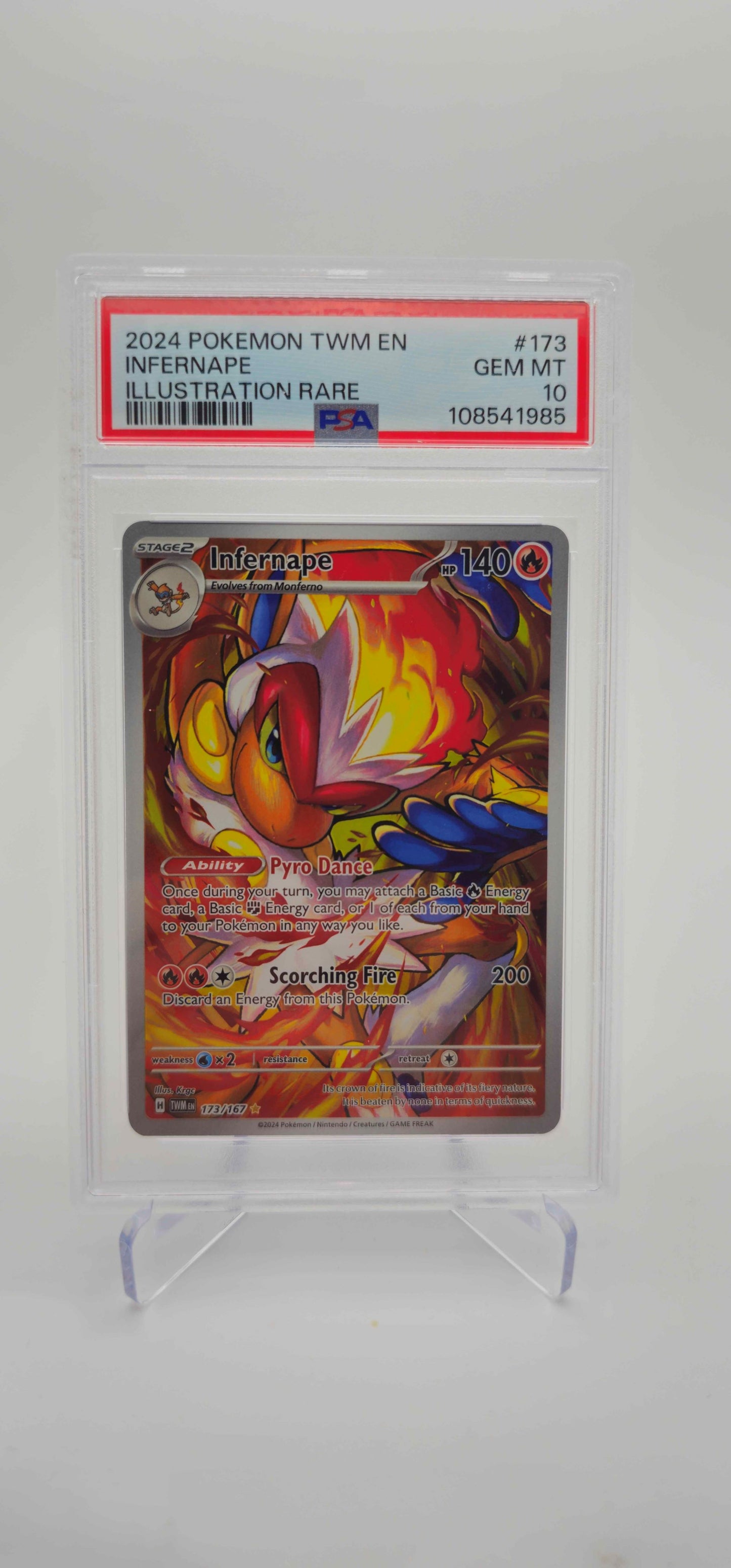 PSA 10 - EN - Infernape - 173/167 - TWM