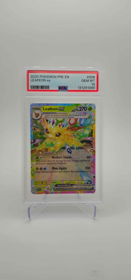 PSA 10 - EN - Leafeon ex - 006/131 - PRE