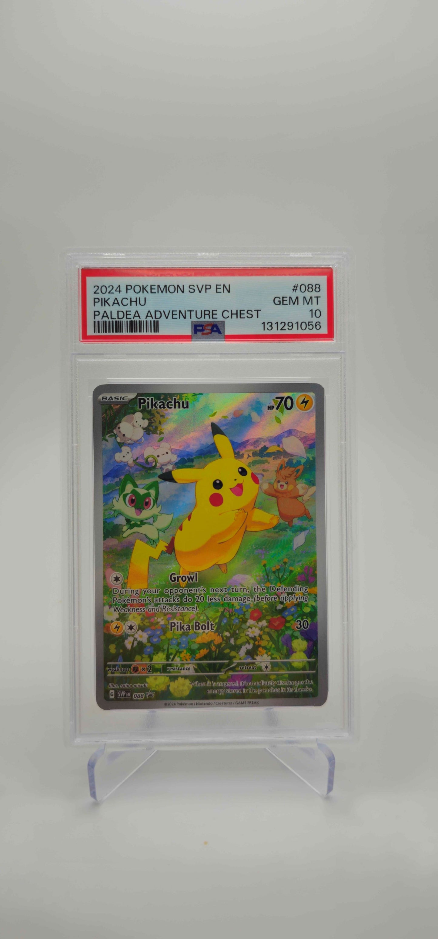 PSA 10 - EN - Pikachu - 088 - SVP