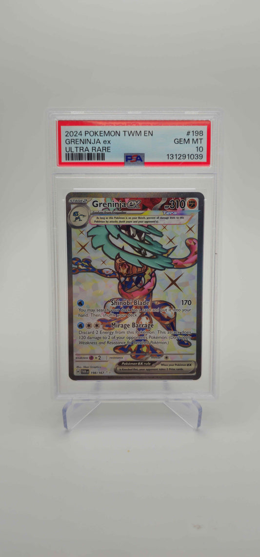 PSA 10 - EN - Greninja ex - 198/167 - TWM