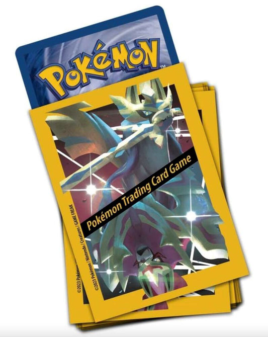 Crown Zenith Premium Figure Collection Card Sleeves - Shiny Zacian & Zamazenta (65-Pack)