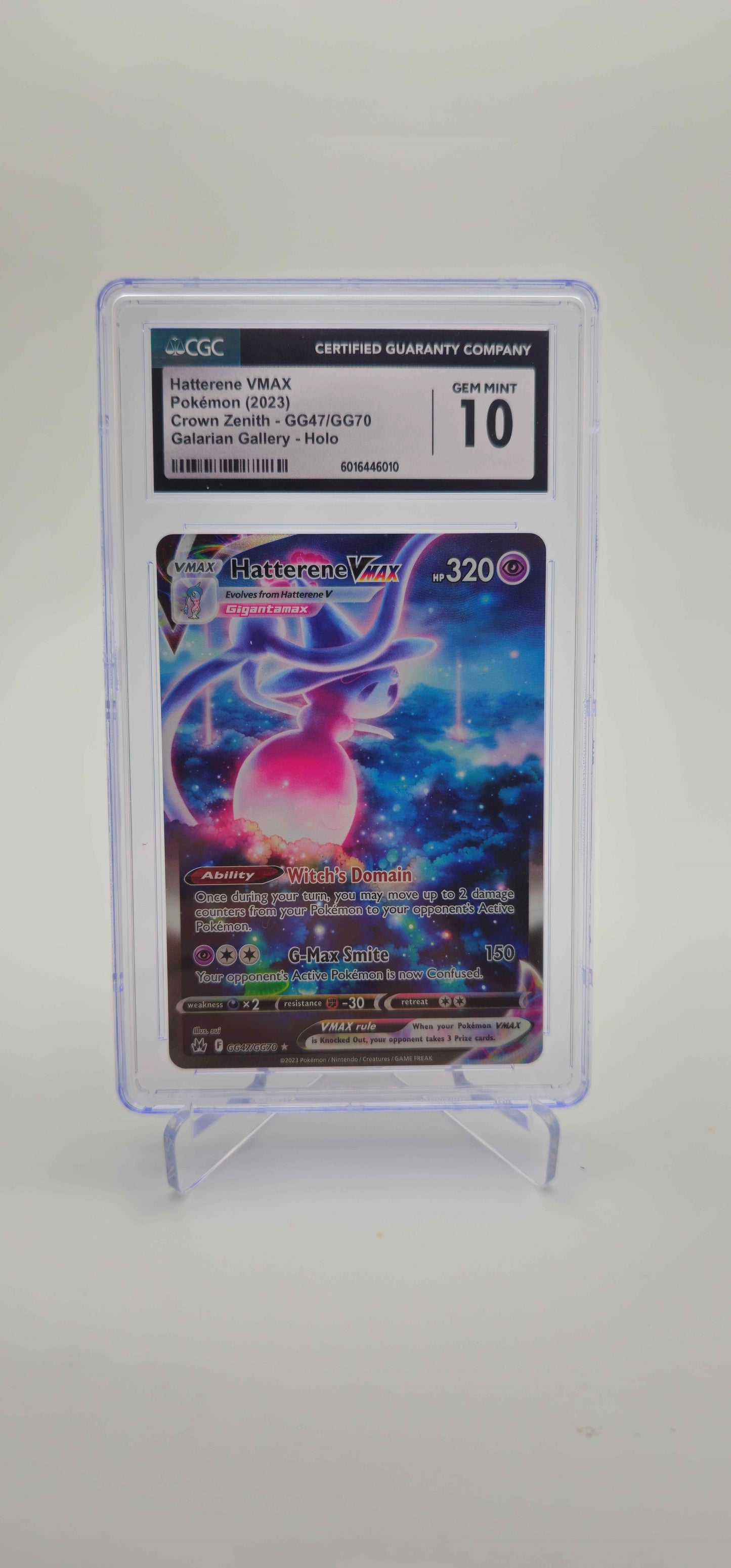 CGC 10 - EN - Hatterene VMAX GG47/GG70 - CRZ:GG