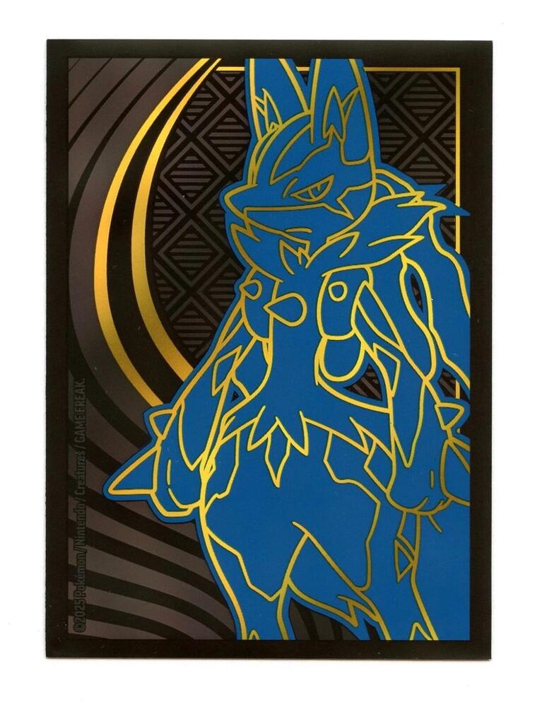 Mega Evolution Elite Trainer Box Card Sleeves - Mega Lucario (65 Pack)