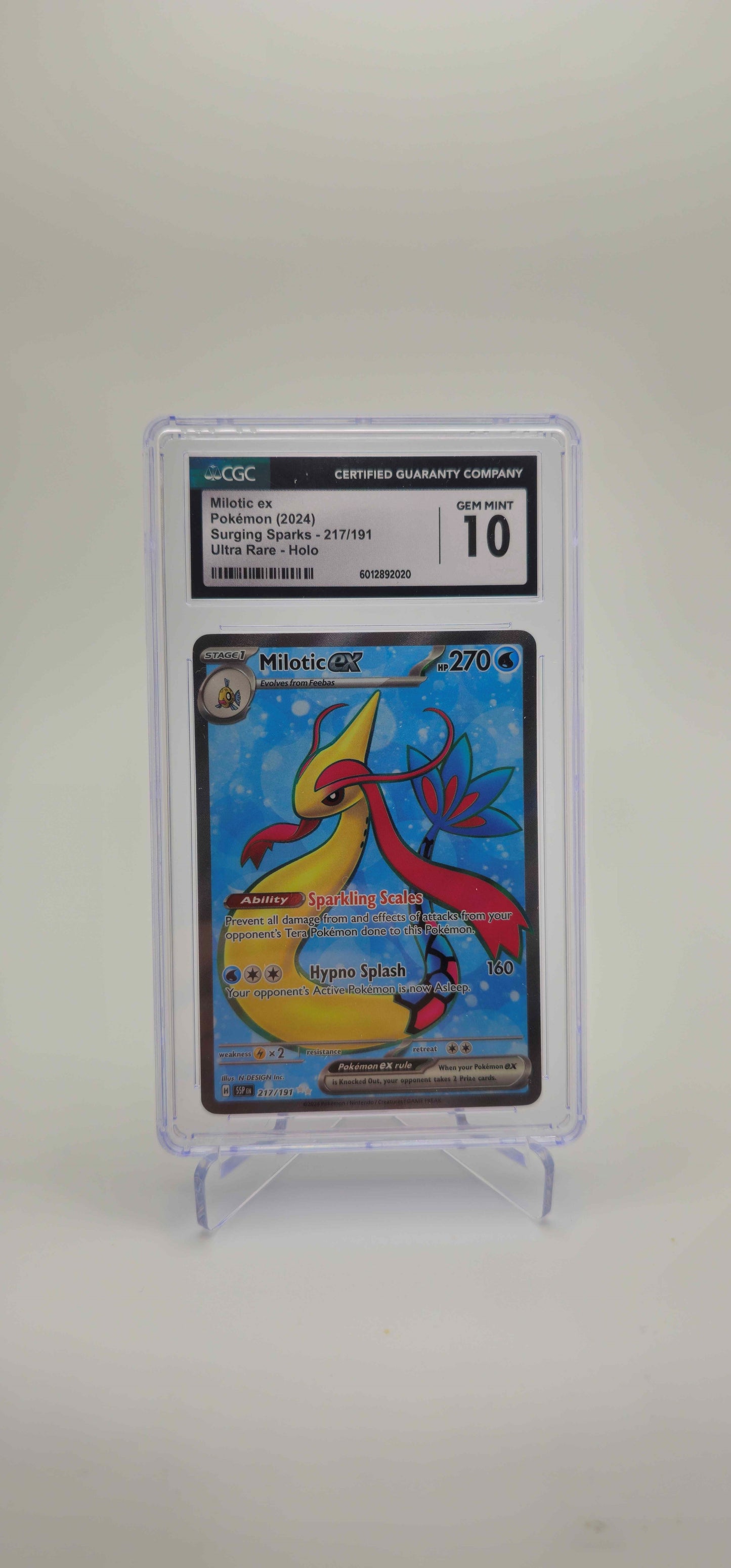 CGC 10 - EN - Milotic EX 217/191 - SV08