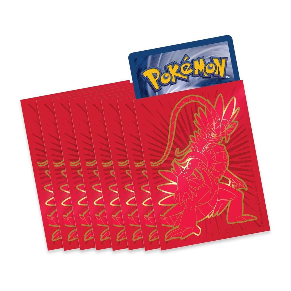 Scarlet & Violet Elite Trainer Box Card Sleeves - Koraidon (65-Pack)