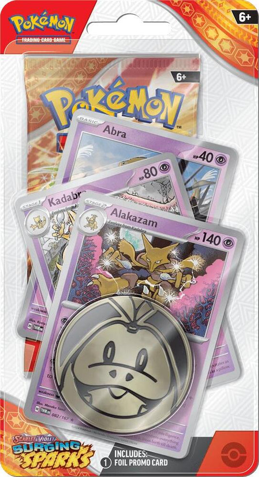 Surging Sparks Premium Checklane Blister [Alakazam] - SV08: Surging Sparks (SSP)