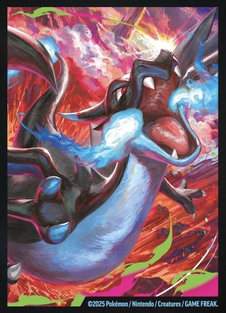Ultra Premium Collection Card Sleeves - Mega Charizard X (65-Pack)
